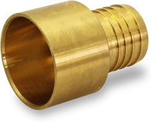 Load image into Gallery viewer, Supply Giant QTGB1010-OM Female Sweat Adapter X PEX Barb Pipe Fitting 1&quot; X 1&quot; Brass
