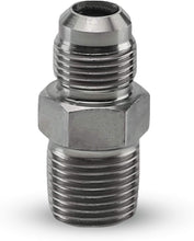 Load image into Gallery viewer, Supply Giant "Flextron FTGF-12M12 1/2"" Outer Diameter Flare Thread to 1/2"" Mip Gas Connector Adapter Fitting", stainless steel (GUHG-34N34)