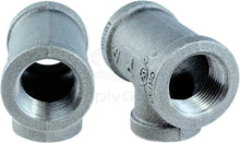Load image into Gallery viewer, Everflow Supplies Galvanized Malleable Reducing Tee with Female Threaded Fitting