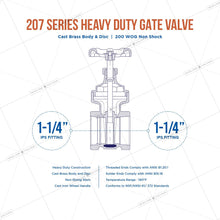 Load image into Gallery viewer, Midline Valve 429U234 Heavy Duty Gate Valve with Wheel Handle