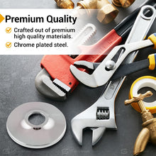 Load image into Gallery viewer, Supply Giant F-25370-25 5/8 inch Sure Grip Flange Escutcheon Plate for Copper Tubing, Shallow, Chrome (Pack of 25)