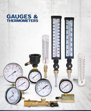 Load image into Gallery viewer, Supply Giant 2.5" inch Dial Utility Dry Water Pressure Gauge, Ideal for Swimming Pool Filter - Spa - Sprinkler - Well Pump - Aquarium - Water Hose, 1/4" NPT Brass Connection