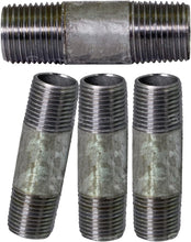 Load image into Gallery viewer, Everflow NPGL11100-10, Pre Cut Industrial Steel Closed Nipple Pipe, Connectors, Used To Build DIY Furniture, Threaded Pipes and Fittings