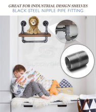 Load image into Gallery viewer, Everflow Supplies Steel Nipple Pipe Fitting