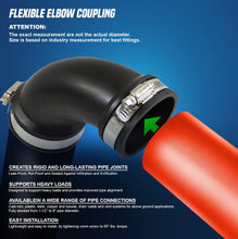 Load image into Gallery viewer, Everflow Flexible Elbow Coupling with Stainless Steel Clamps