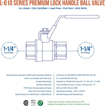 Load image into Gallery viewer, Midilne Valve Premium Full Port Ball Valve Brass