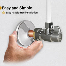 Load image into Gallery viewer, Supply Giant F-25370-25 5/8 inch Sure Grip Flange Escutcheon Plate for Copper Tubing, Shallow, Chrome (Pack of 25)