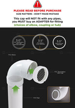 Load image into Gallery viewer, Raven R1509 PVC Termination Vent