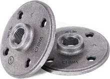 Load image into Gallery viewer, Everflow Supplies Galvanized Malleable Iron Floor Flange with Four Holes