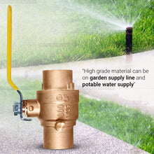 Load image into Gallery viewer, Midilne Valve Premium Full Port Ball Valve Brass