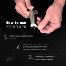 Load image into Gallery viewer, SUPPLY GIANT I34 812 PTFE Thread Seal Tape for Plumbers 3/4 Inch x 260 Inch, Single, White