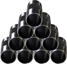 Load image into Gallery viewer, Supply Giant 3/4 Inch Black Pipe Nipple, Three Quarter Inch Malleable Steel Pipes Nipples Fitting Closed, Build DIY Vintage Furniture, 3/4" x 1" (Pack Of 10)