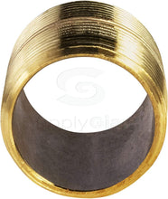 Load image into Gallery viewer, Everflow Supplies NPBR1500 Close Brass Nipple Pipe Fitting with 1-1/2" Nominal Diameter and NPT Ends