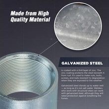 Load image into Gallery viewer, Supply Giant NHTD0300 1" Straight Merchant Steel Coupling With Galvanized Coating"