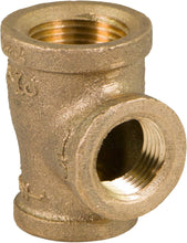Load image into Gallery viewer, Supply Giant CSSU0343 3/4 x 1/2 in. Lead Free Reducing Tee Three Size with Female Threaded Connections Ends, Brass Construction, Higher Corrosion Resistance Economical & Easy to Install, 11
