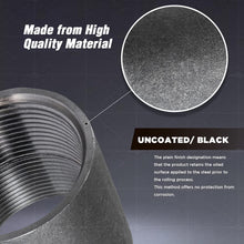 Load image into Gallery viewer, Supply Giant NDCT0400 2"" Straight Merchant Steel Coupling With Black Coating