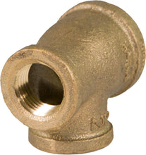 Load image into Gallery viewer, Supply Giant CSSU0343 3/4 x 1/2 in. Lead Free Reducing Tee Three Size with Female Threaded Connections Ends, Brass Construction, Higher Corrosion Resistance Economical & Easy to Install, 11
