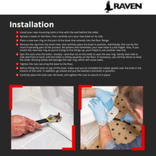 Load image into Gallery viewer, Raven KCDC-36436 Brass Plated Closet Bolts with Nuts and Washers For Toilets, 1/4-inch x 2-1/4 inch, Set of 2, 1/4" x 2-1/4"