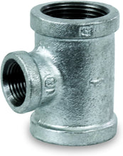 Load image into Gallery viewer, Everflow Supplies High Pressure Galvanized Malleable Reducing Tee with Female Threaded Fitting