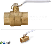 Load image into Gallery viewer, Midilne Valve Premium Full Port Ball Valve Brass