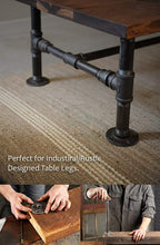 Load image into Gallery viewer, Everflow Supplies Black Malleable Floor Flange with Four Screw Holes