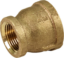 Load image into Gallery viewer, Supply Giant CSSD1002 1 x 3/4 Inch Lead Free Reducing Coupling with Female National Pipe Taper Threaded Ends, Brass Construction, Higher Corrosion Resistance, Economical & Easy to Install, 20