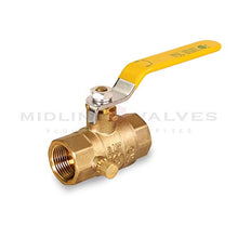 Load image into Gallery viewer, Midilne Valve Premium Full Port Ball Valve Brass
