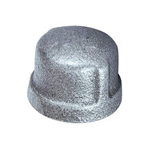 Load image into Gallery viewer, Everflow Supplies Galvanized Malleable Iron Pipe Cap for 150 lb Applications, with Female Thread
