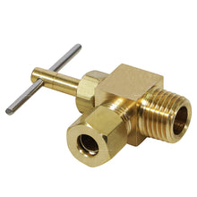 Load image into Gallery viewer, Midline Valve NV69-1418-NL 1/4^ OD COMP X 1/8^ MIP ANGLE NEEDLE VALVE, LEAD FREE
