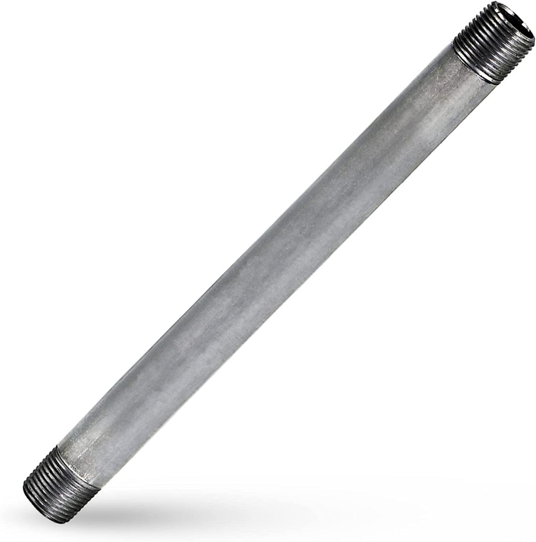 Supply Giant QDHM2024 Galvanized Steel Pipe, Pre Cut 2 in. x 24 in.