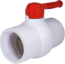 Load image into Gallery viewer, Midline Valve PVC Ball Valve Red T-Handle Water Shut-Off
