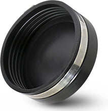 Load image into Gallery viewer, Supply Giant 3982 Flexible PVC Pipe Cap with Stainless Steel Clamps, 6&quot;, Black
