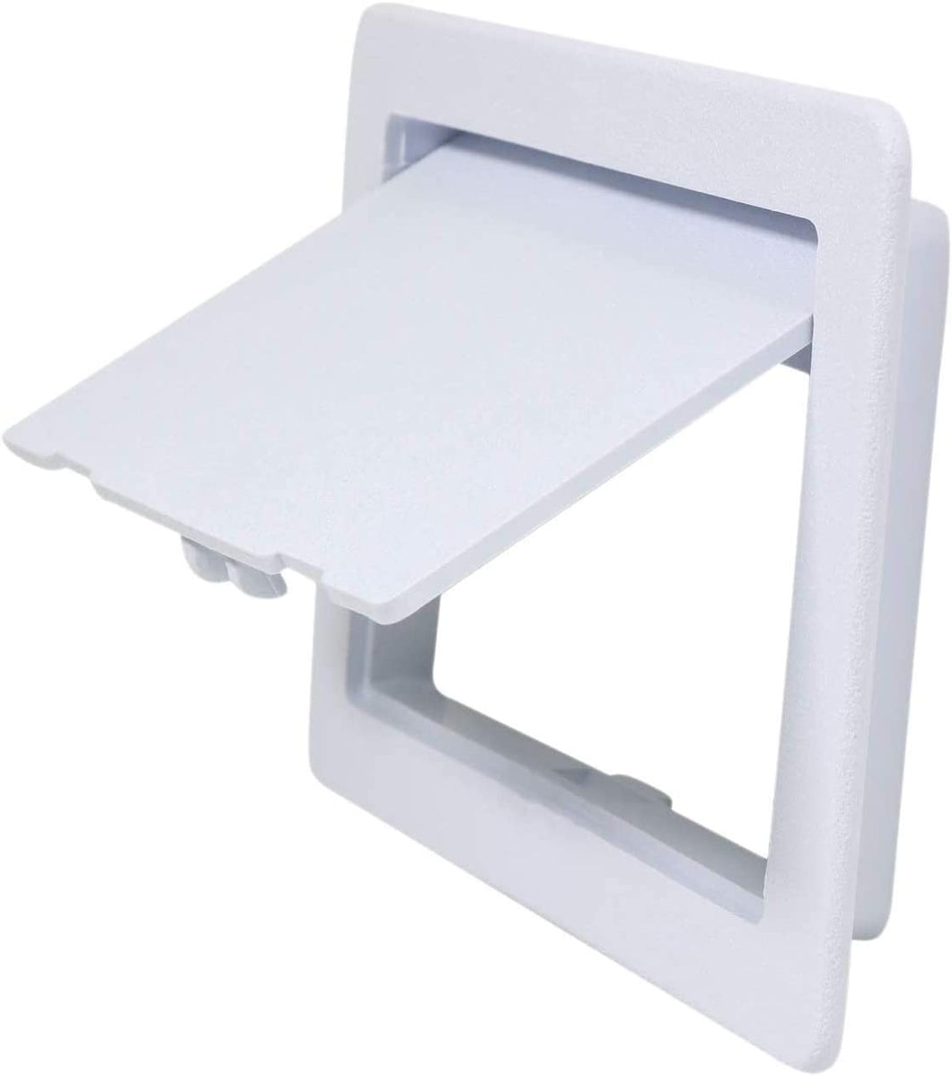 Supply Giant Plastic Panel for Drywall Ceiling Reinforced Plumbing Wall Access Door Removable Hinged White