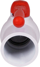 Load image into Gallery viewer, Midline Valve PVC Ball Valve Red T-Handle Water Shut-Off
