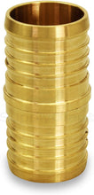 Load image into Gallery viewer, Supply Giant FQDQ0012-10 X PEX Straight Coupling Barb Pipe Fitting, 1/2&#39;&#39;, Brass (10 Pack)
