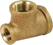 Load image into Gallery viewer, Supply Giant CSSU0344 1/2 in. x 3/4 in. Lead Free Reducing Tee Three Size with Female Threaded Connections Ends, Brass Construction, Higher Corrosion Resistance Economical &amp; Easy to Install, 11
