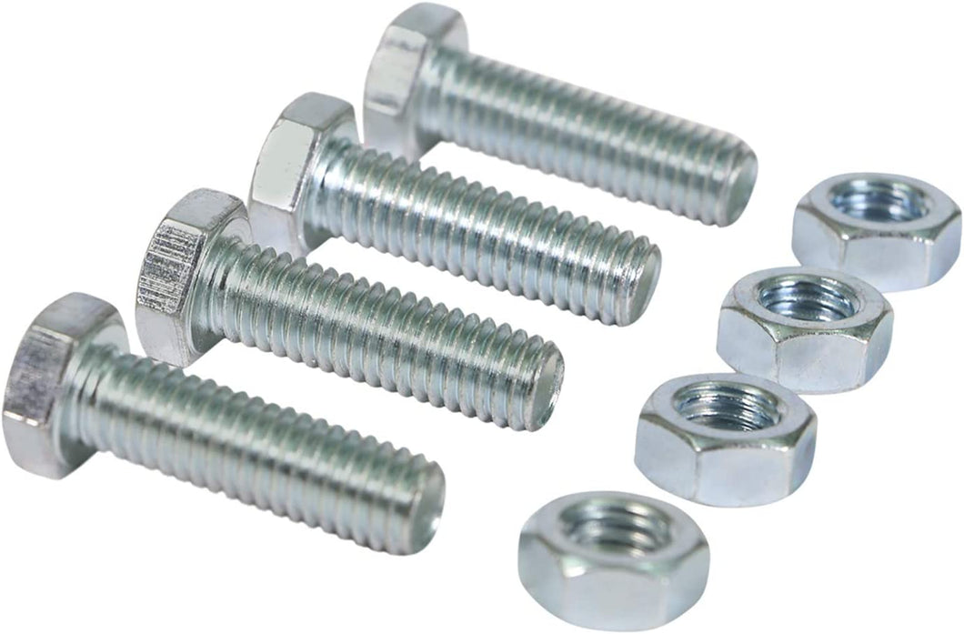 Midline Valve S1434 Set of Nuts and Bolts for Circulator Flange Standard Size for Grundfos Pumps, Chrome