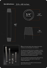 Load image into Gallery viewer, Everflow Pre Cut Industrial Steel Pipe
