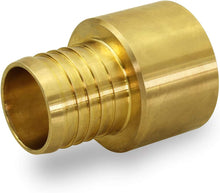 Load image into Gallery viewer, Supply Giant QTGB1010-OM Female Sweat Adapter X PEX Barb Pipe Fitting 1&quot; X 1&quot; Brass
