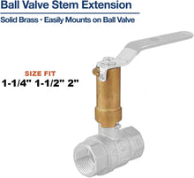 Load image into Gallery viewer, Midline Valve Ball Valve Stem Extension for Water Shutoff in Hard to Reach Applications
