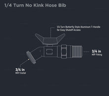 Load image into Gallery viewer, Midline Valve 68345 No Kink Hose Bib
