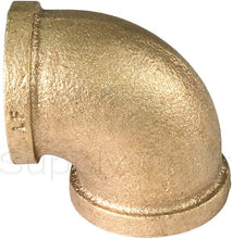 Load image into Gallery viewer, Supply Giant CSOM0034 3/4 in. Brass 90-Degree Elbow with Female National Taper Threads, Lead Free Pipe Fitting, Durable, Higher Corrosion Resistance Economical &amp; Easy to Install, 4
