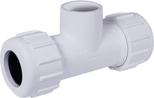 Load image into Gallery viewer, Midline Valve PVC Compression Tee Pipe Fitting with Solvent Branch
