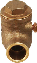 Load image into Gallery viewer, Midline Valve 432D434 Swing Check Valve, Backflow Prevention, Lead Free 2-1/2 in. Sweat Connections, Cast Brass

