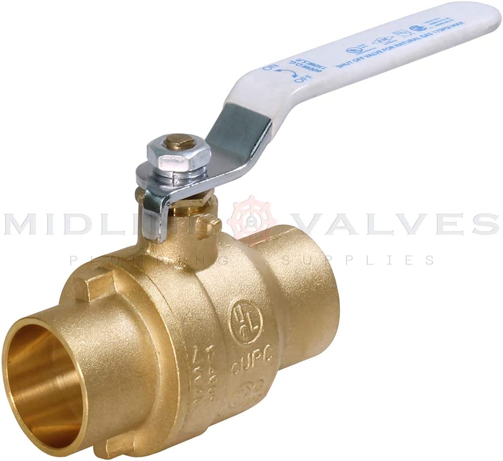 Midilne Valve Premium Full Port Ball Valve Brass