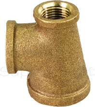 Load image into Gallery viewer, Supply Giant CSSU0344 1/2 in. x 3/4 in. Lead Free Reducing Tee Three Size with Female Threaded Connections Ends, Brass Construction, Higher Corrosion Resistance Economical &amp; Easy to Install, 11
