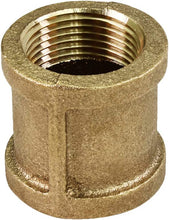 Load image into Gallery viewer, Supply Giant CSDQ0114 1-1/4&#39;&#39;&#39;&#39; Two Female NPT Threaded Lead Free Coupling, Connecting Pipes and Fittings, Brass Construction, Higher Corrosion Resistance, Economical &amp; Easy to Install, 18
