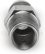 Load image into Gallery viewer, Supply Giant &quot;Flextron FTGF-12M12 1/2&quot;&quot; Outer Diameter Flare Thread to 1/2&quot;&quot; Mip Gas Connector Adapter Fitting&quot;, stainless steel (GUHG-34N34)
