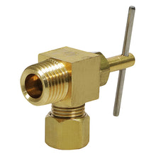Load image into Gallery viewer, Midline Valve NV69-1418-NL 1/4^ OD COMP X 1/8^ MIP ANGLE NEEDLE VALVE, LEAD FREE

