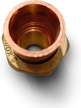 Load image into Gallery viewer, Supply Giant DDNV0112 1-1/2&quot; Lead Free Copper Union Fitting with Sweat to Male Threaded Connects
